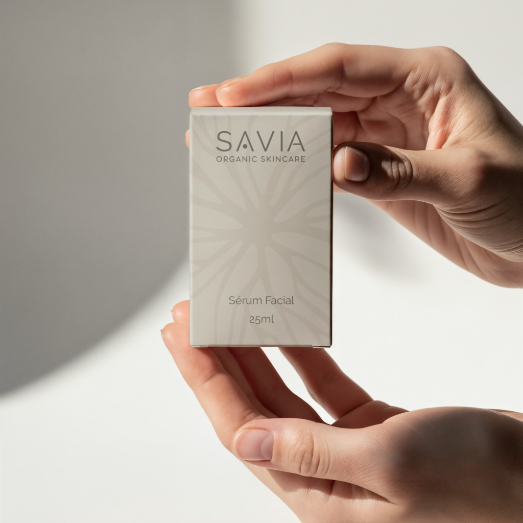 Mockup box serum